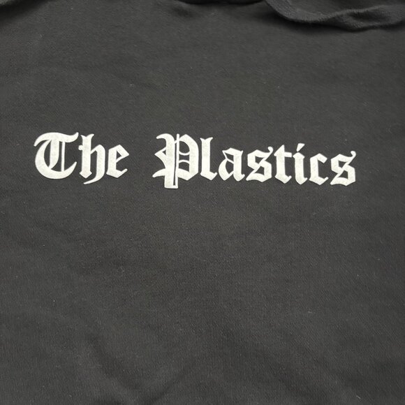 Mean Girls X Mens Hoodie Black "The Plastics" Print Front & Graphic Back Size L - Picture 7 of 11